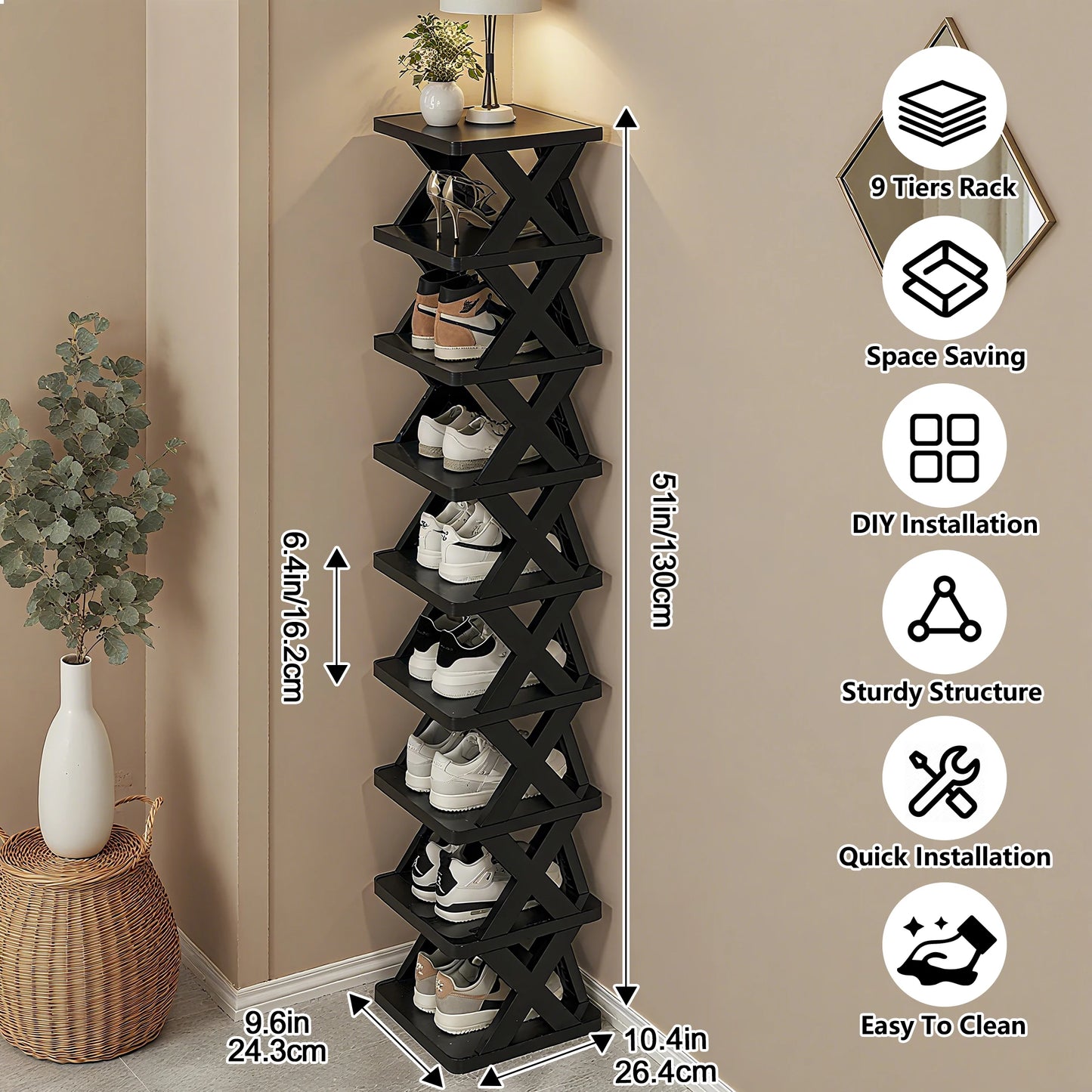 Shoe Rack Storage Organizer