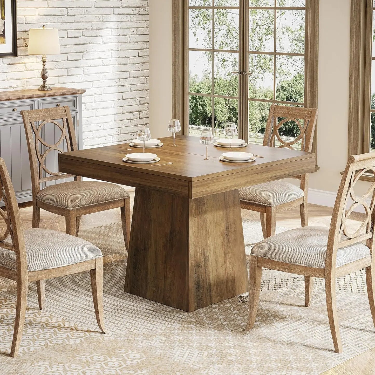 Farmhouse Dinner Table For 4