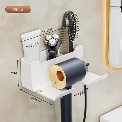 1 Pcs Hair Dryer Stand Bathroom Organizer