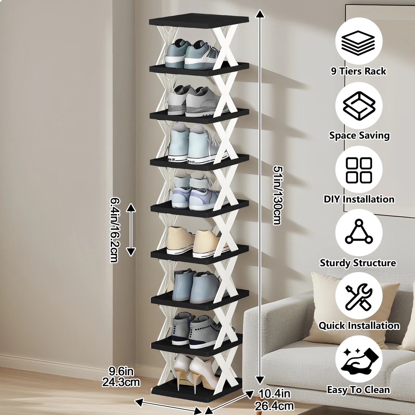 Shoe Rack Storage Organizer