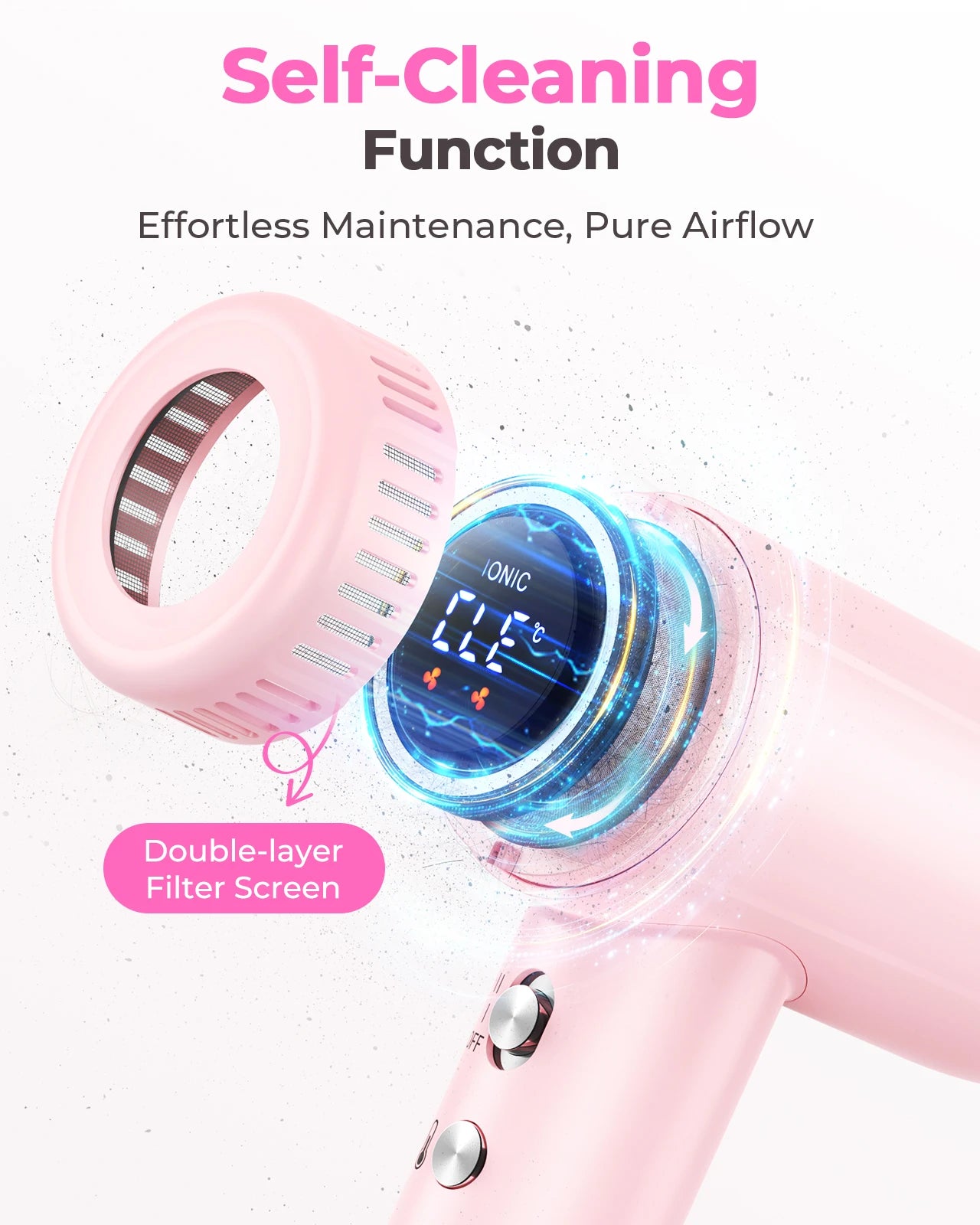 High Speed Hair Dryer Cold Hot Silent