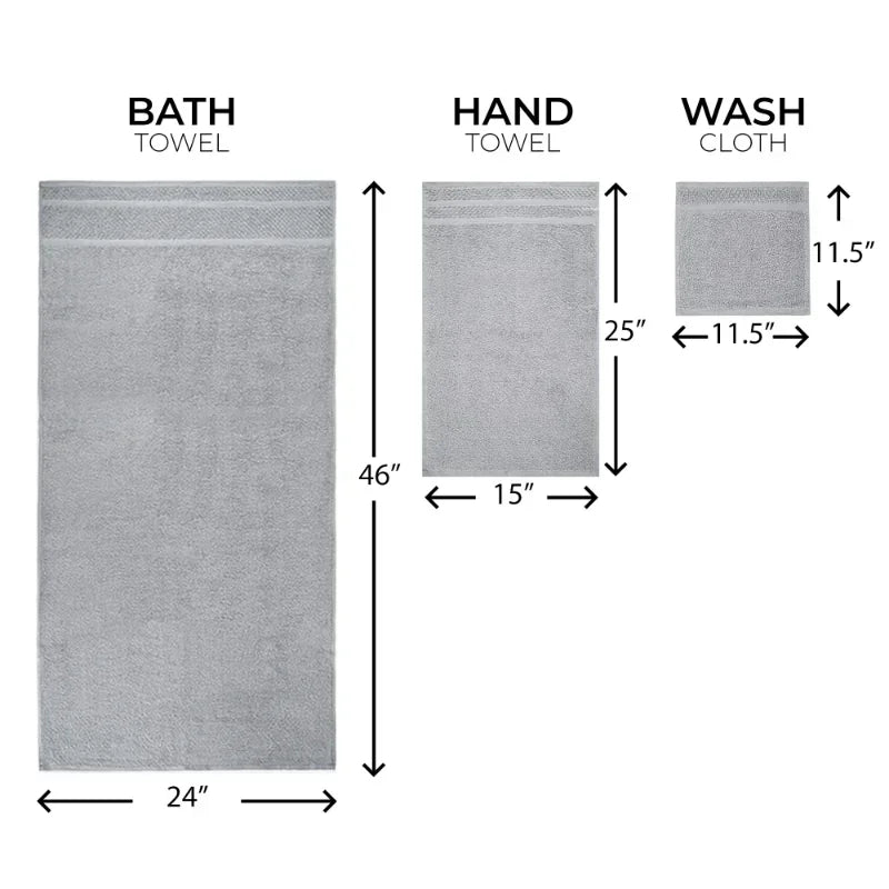 10 Piece Towel Set Softness & Durability
