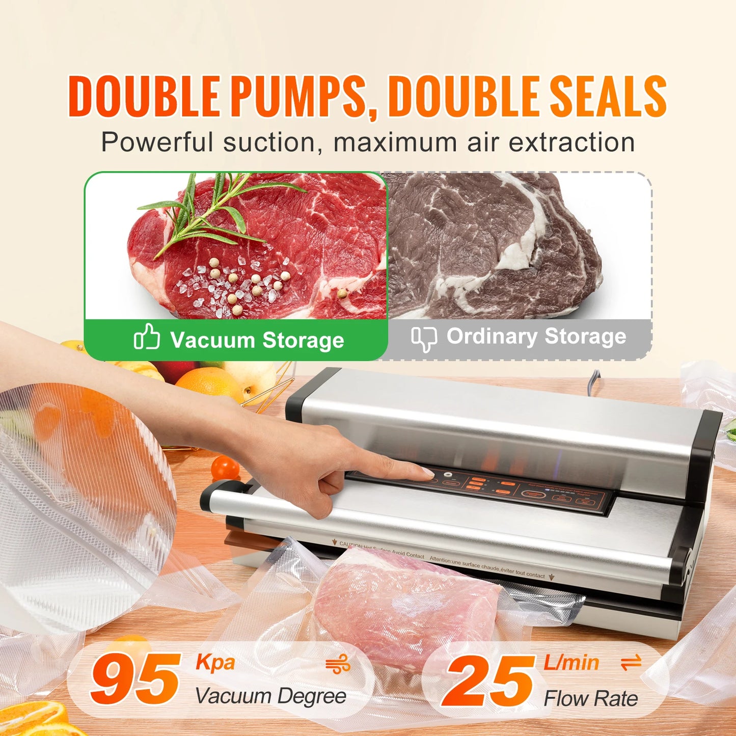 Commercial Vacuum Sealer for Home Kitchen