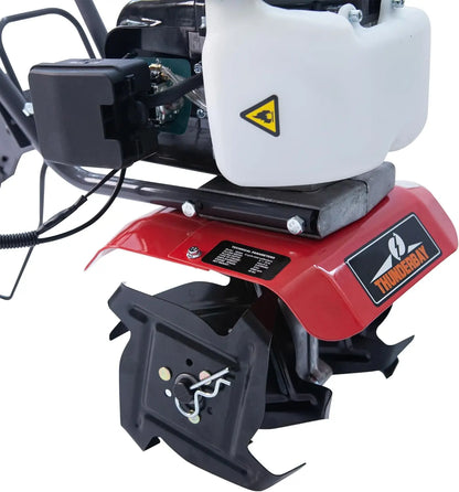 Gas Powered Tiller w Adjustable 4 Steel Tines