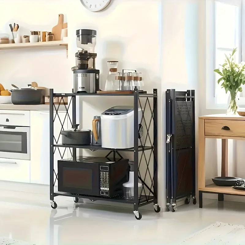 Metal Shelves With Wheels