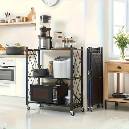 Metal Shelves With Wheels