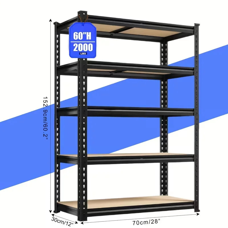 72"/60"H Garage Storage Shelves