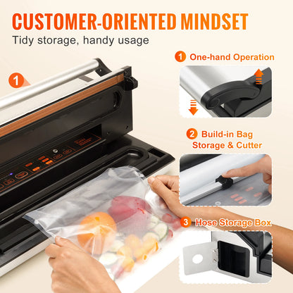 Vacuum Sealer Machine Multifunction Automatic Food Packaging
