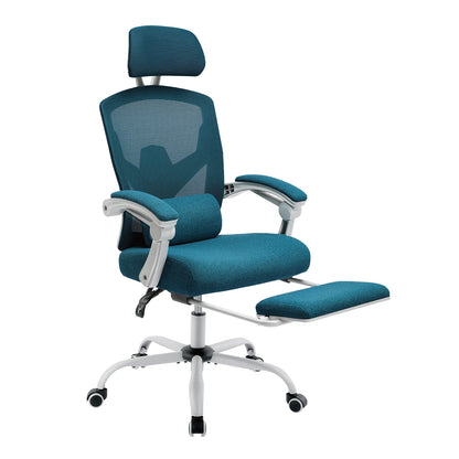 Reclining Rocking Gaming Chair Swivel Rolling  Lumbar
