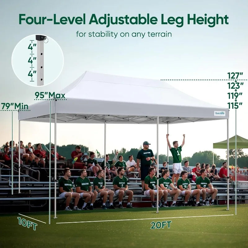 10x20 Heavy Duty Pop up Canopy Tent
