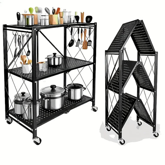 Metal Shelves With Wheels