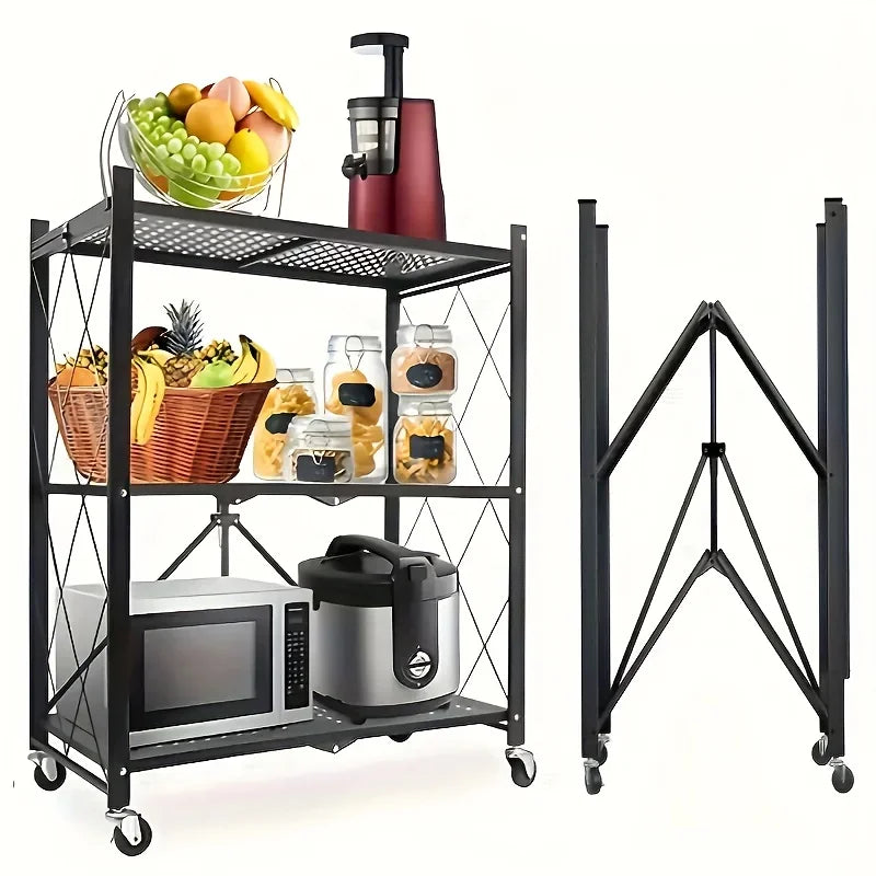 Metal Shelves With Wheels