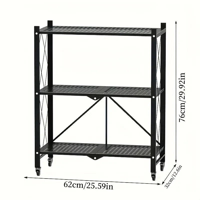 Metal Shelves With Wheels