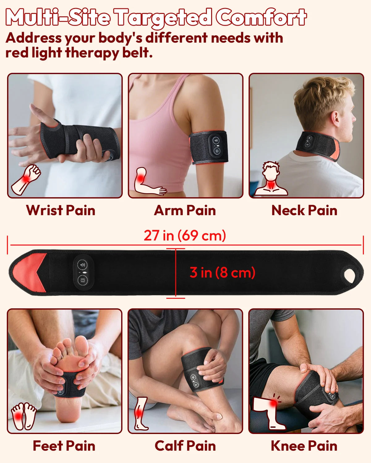 Infrared Therapy Wrap with Heat & Vibration