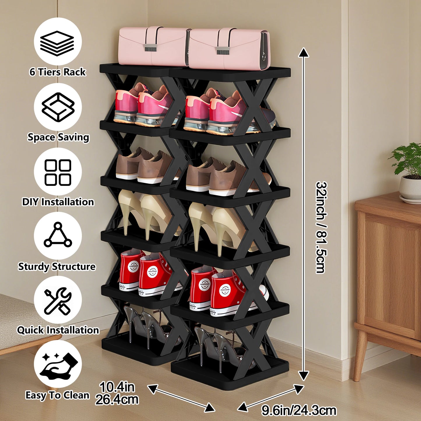 Shoe Rack Storage Organizer