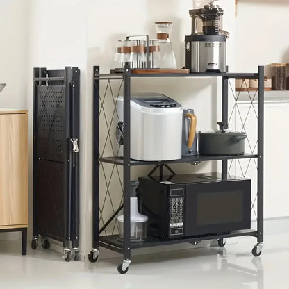 Metal Shelves With Wheels