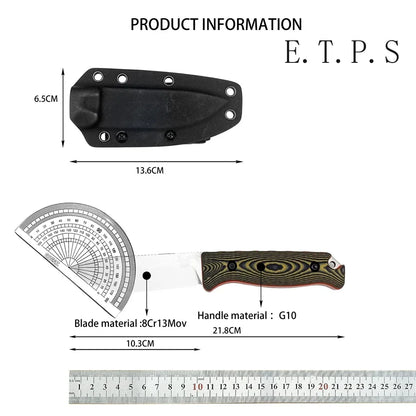 Fixed Knife Outdoor Camping Durable Multitool