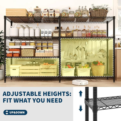 Heavy Duty Metal Shelving Unit 4-Tier