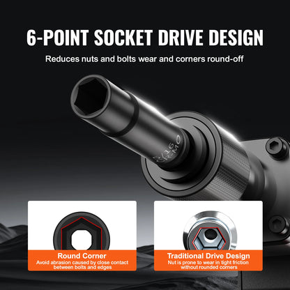 Impact Socket Set Deep Shallow Socket