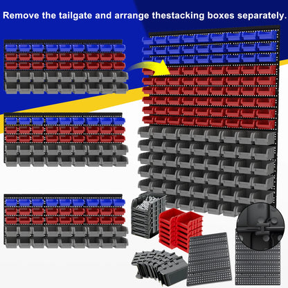 45/90/135pcs Wall-Mounted Tool Organizer