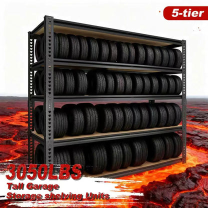 3050 LB Metal Storage Racks Extra Wide 40"