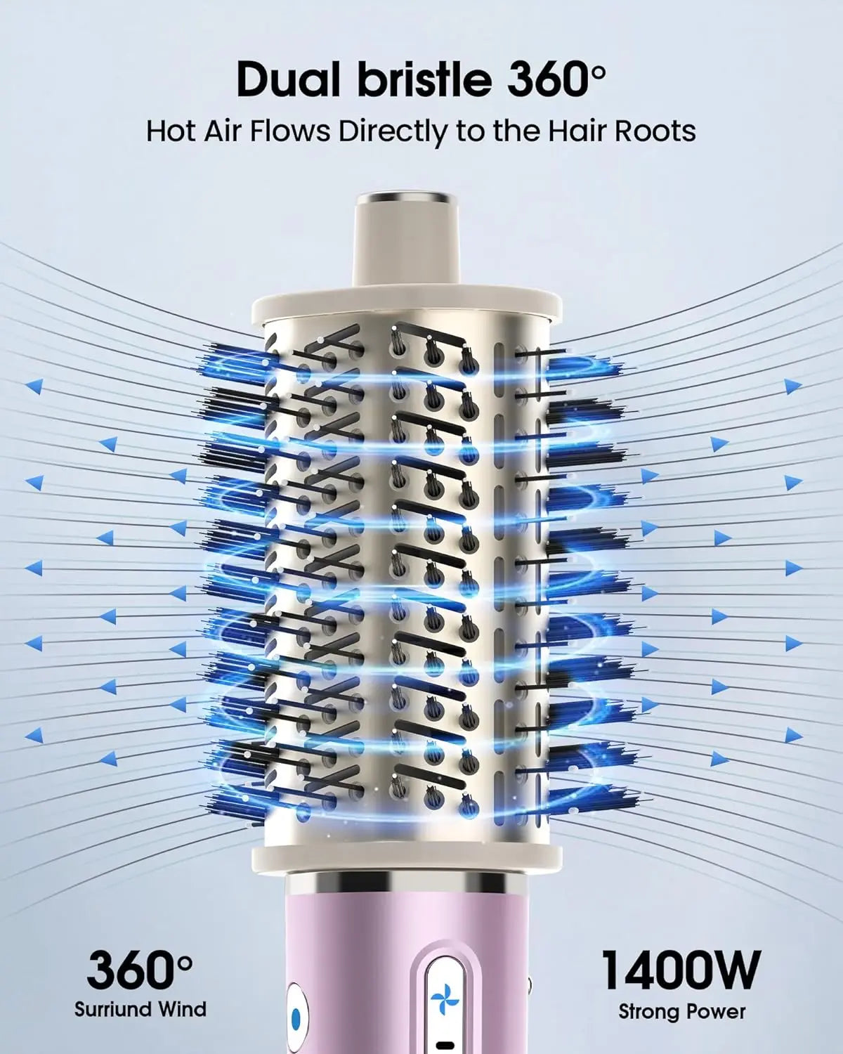 Air Wrap Hair Style Hair Dryer Brush Curler