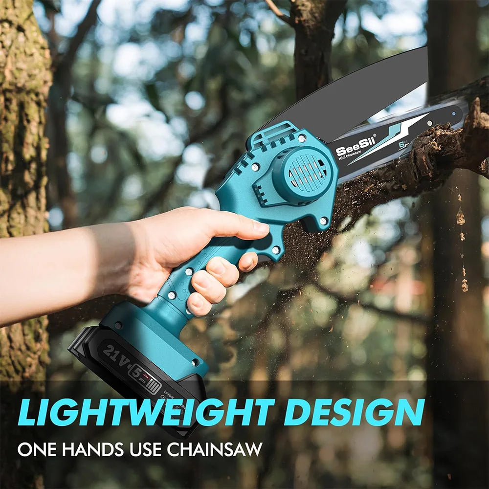 6-inch Cordless Mini Chainsaw Electric
