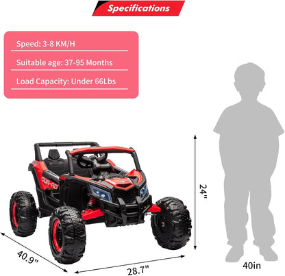Electric Vehicle Spring Suspension Off-Road Toy