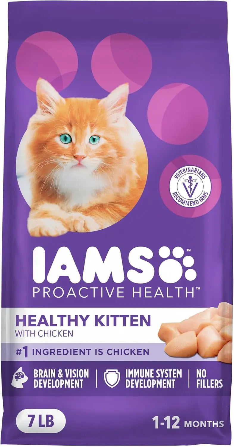Healthy Kitten Dry Cat Food with Real Chicken