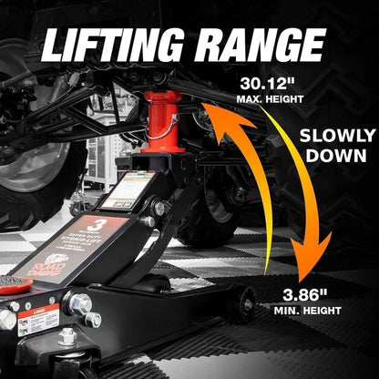 HD Hydraulic Professional Grade Foldable Floor Jack