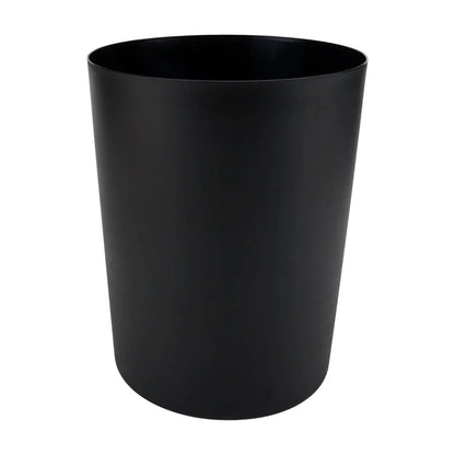 2 Pack 5 Gallon Black Plastic Wastebasket