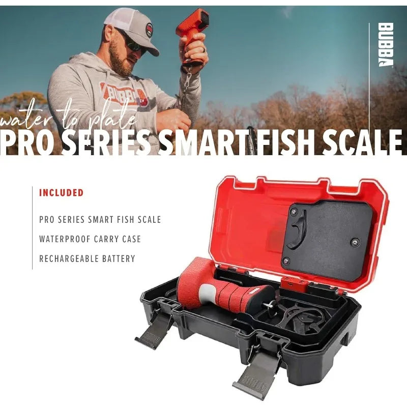 Pro Series Smart Fish Scale - Tournament Fishing Tool with Bluetooth & Rechargeable Battery - 3 Modes, Digital Color Screen