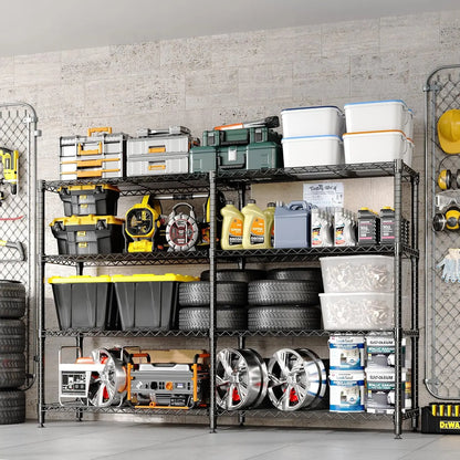 Heavy Duty Metal Shelving Unit 4-Tier