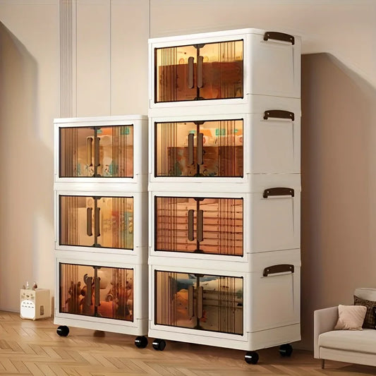 Heavy-Duty Plastic Folding Storage Cabinet