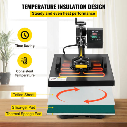 2In1 Heat Press Machine T-shirt Cap