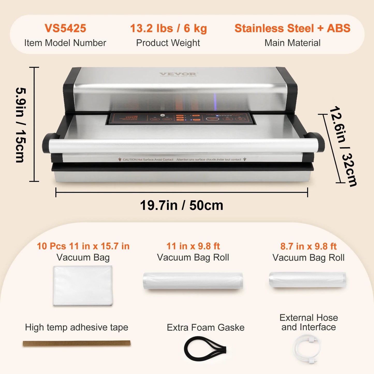Commercial Vacuum Sealer for Home Kitchen