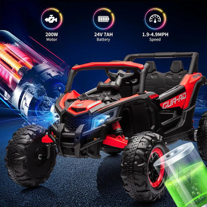 Electric Vehicle Spring Suspension Off-Road Toy