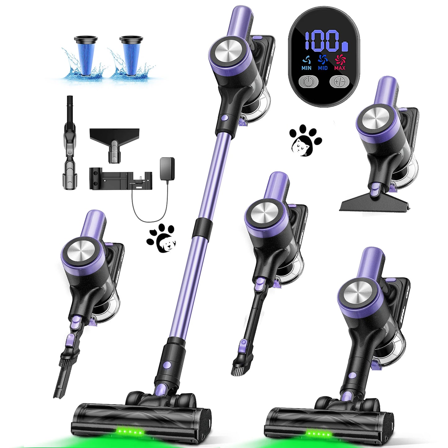 Cordless Vacuum for Carpet/Pet Hair
