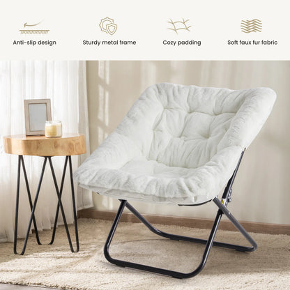 Cozy Saucer Chairs Soft Padded Seat
