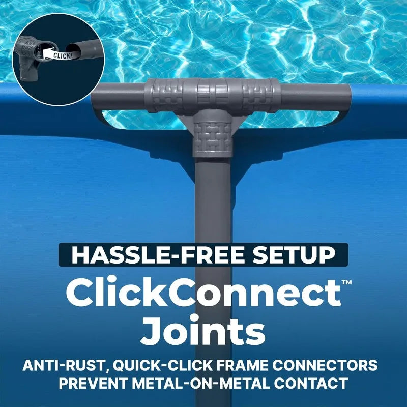 15’ x 48" Above Ground Pool, Metal Frame