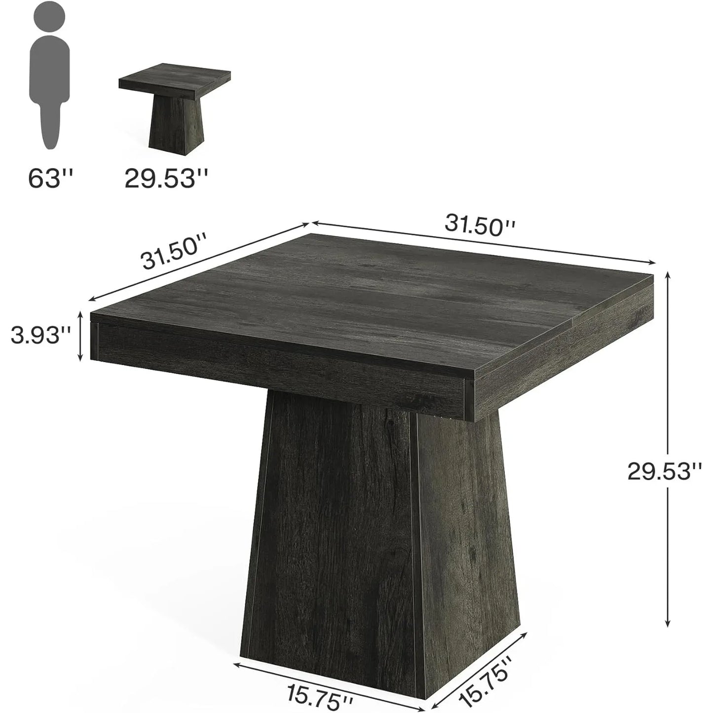 Farmhouse Dinner Table For 4